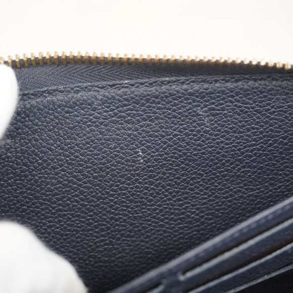 Louis Vuitton Long Wallet Monogram / Empreinte Zippy Wallet M62121 Marine Rouge - Picture 10 of 10